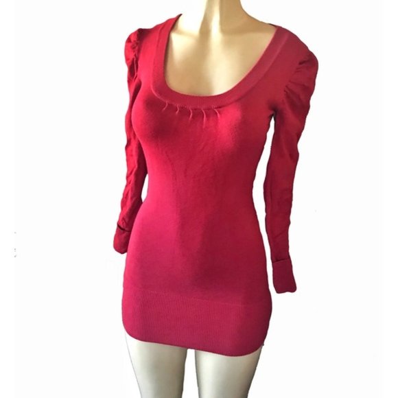 Buffalo David Bitton Dresses & Skirts - Burgundy Buffalo by David Bitton Sweater Dress XS